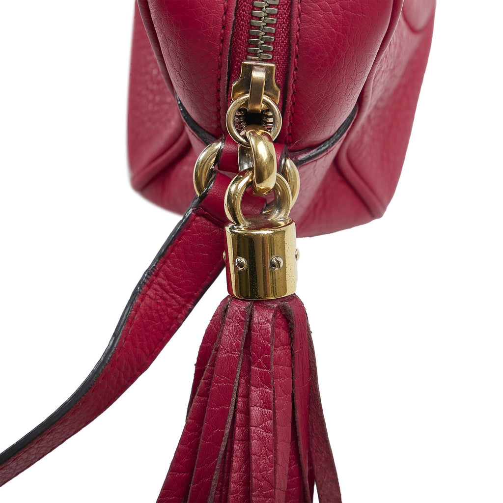 Gucci Soho Diorsco Crossbody Bag Red
