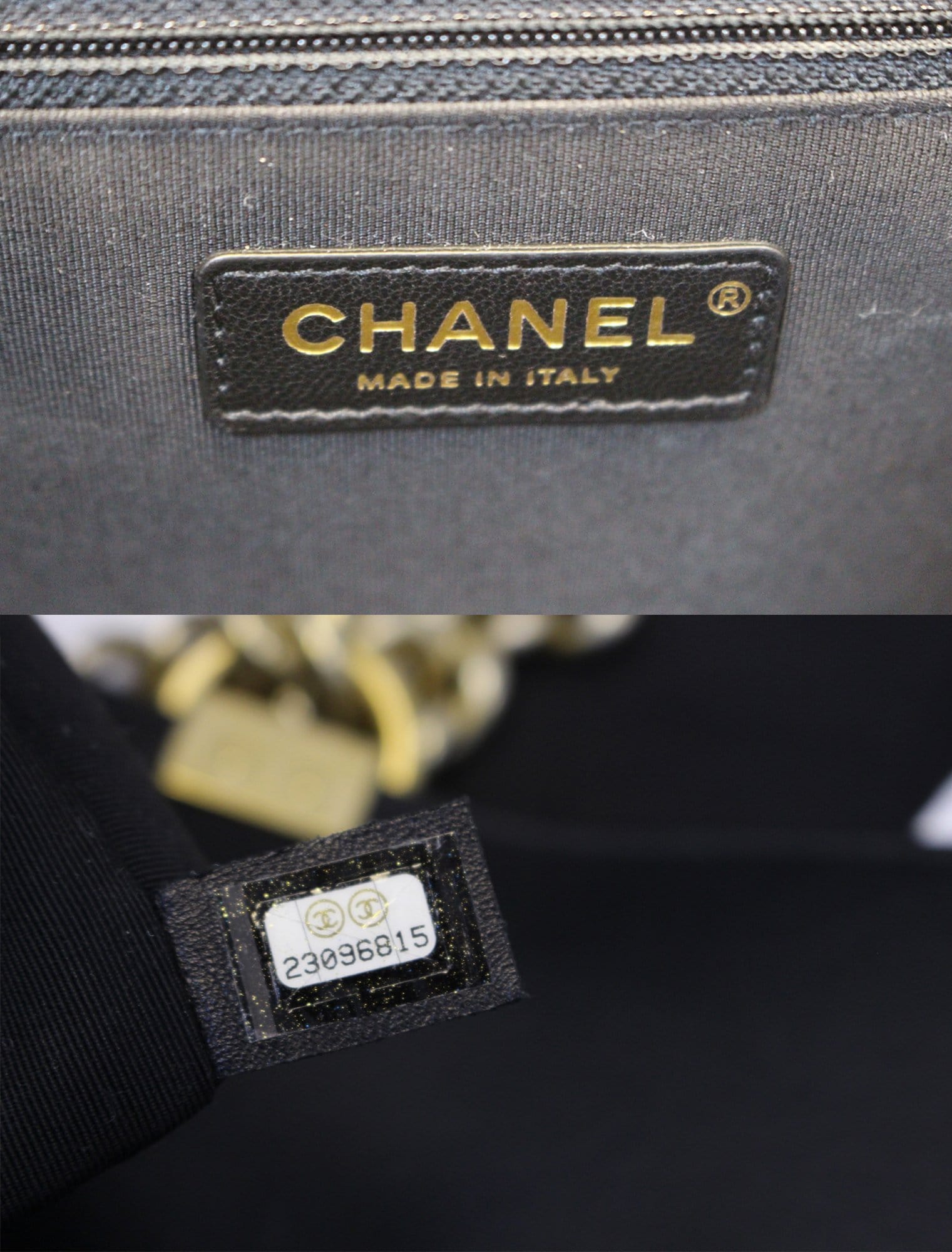 Chanel Le Boy Medium  Leather Shoulder Bag Black
