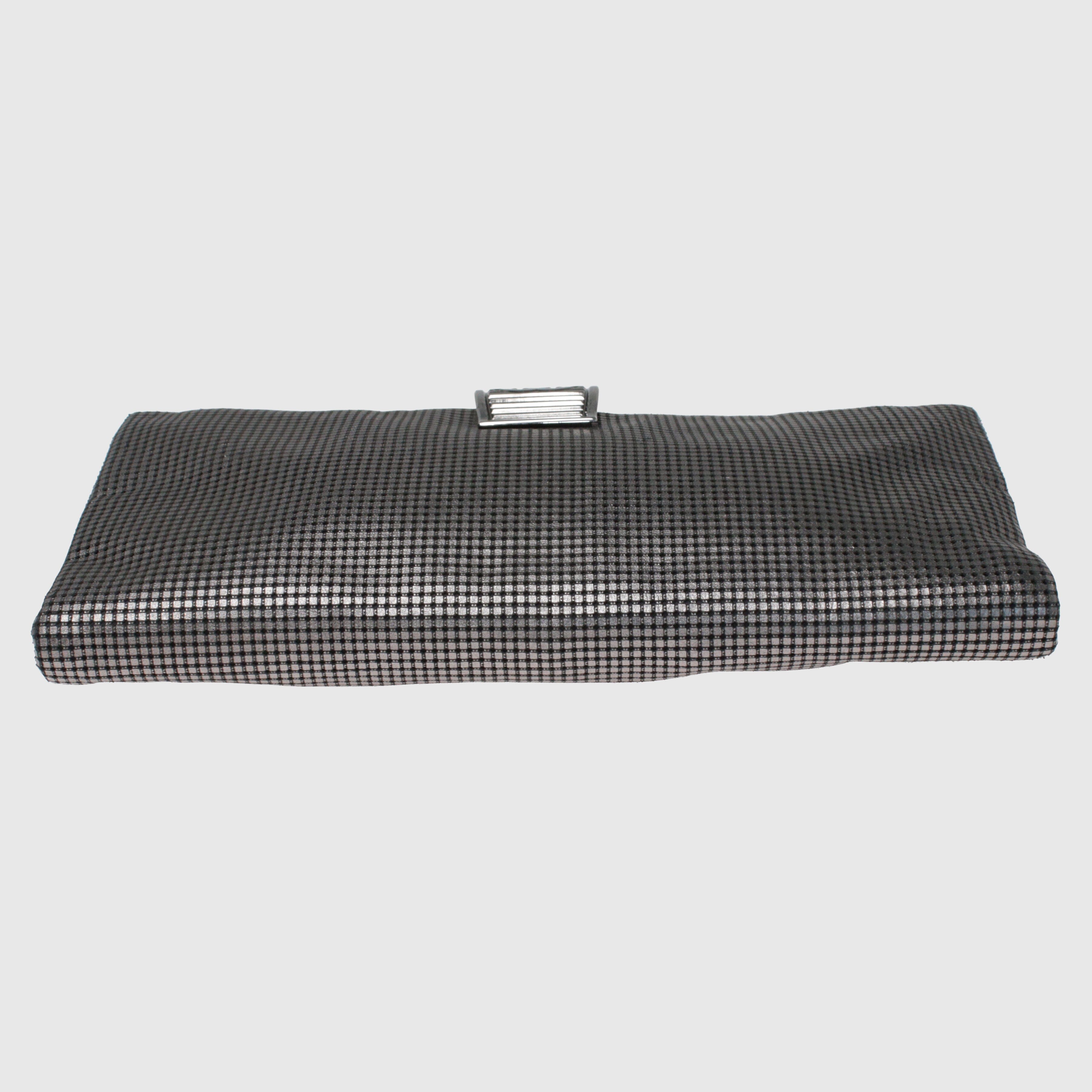Metallic SiLouis Vuittoner Laser Etched Clutch