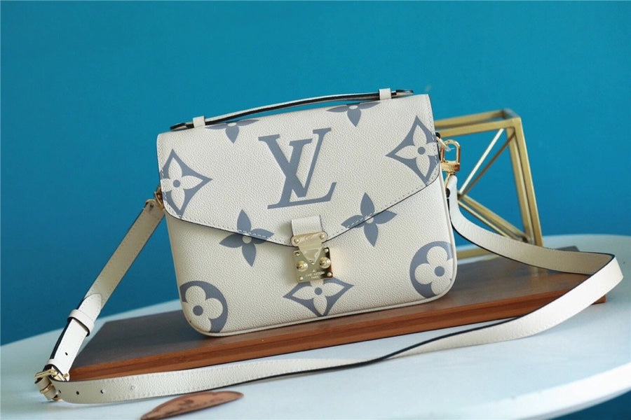 Louis Vuitton Pochette Metis Monogram Empreinte White For Women, WomenÃƒÂ¢Ã¢â€šÂ¬Ã¢â€žÂ¢s Handbags, Shoulder Bags And Crossbody Bags 9.8in/25cm Louis VuittonÃƒâ€šÃ‚Â 