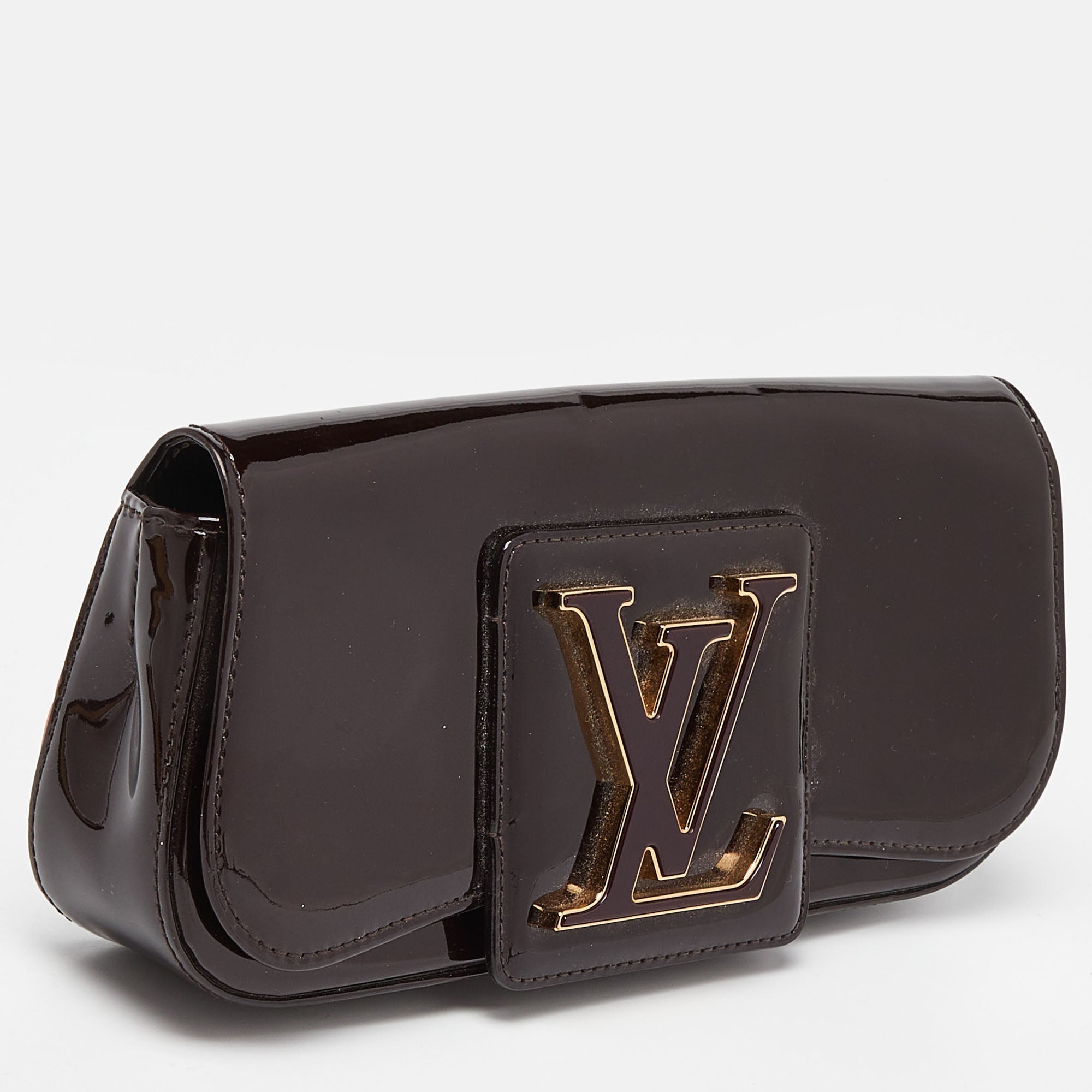 Louis Vuitton Amarante  Leather Sobe Clutch