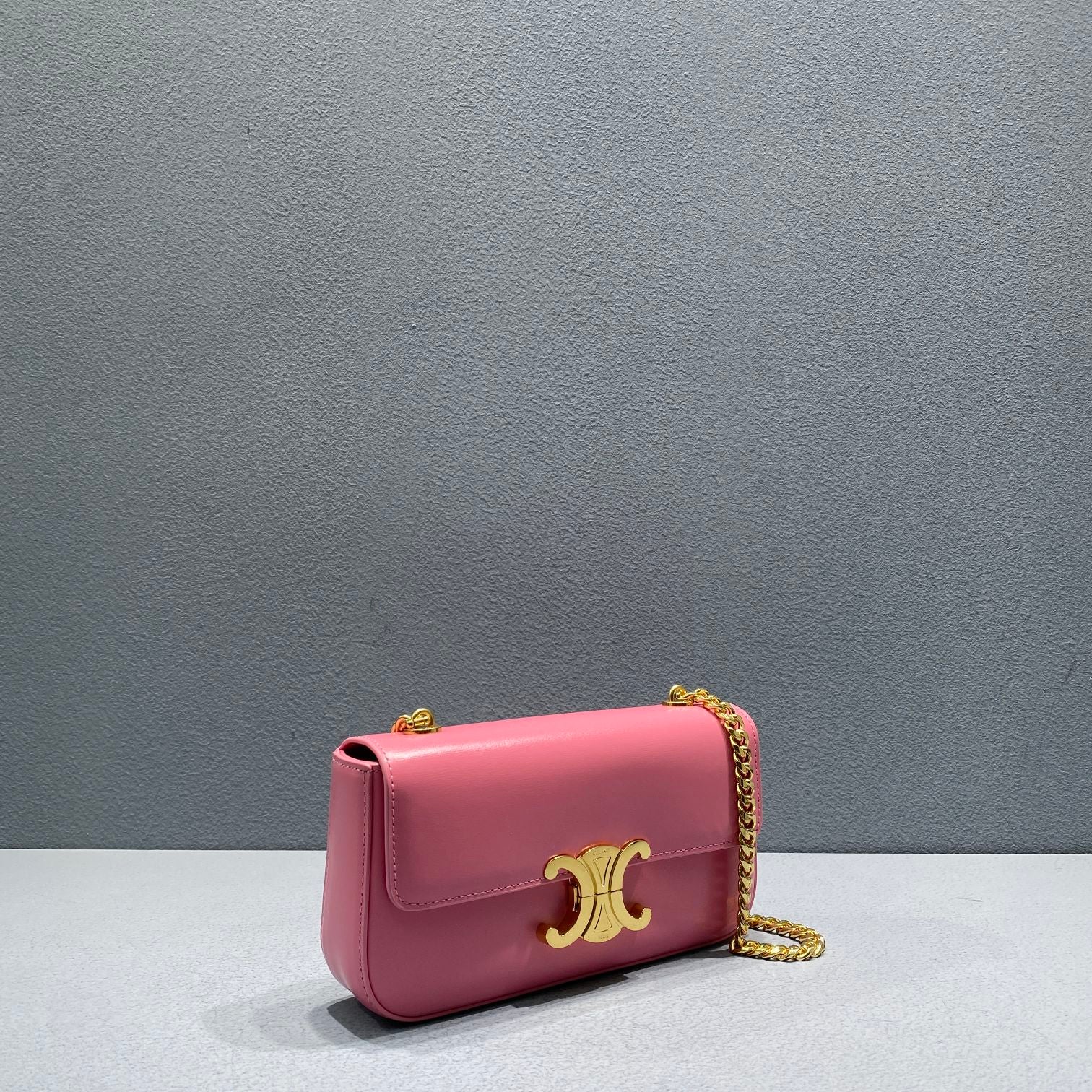 Celine Chain Shoulder Bag Triomphe PiNike For Women 8in/20.5cm