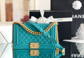 ChanelMeGLAMIum Classic GlamIap Bag 25cm Dark Blue For Women A67086
