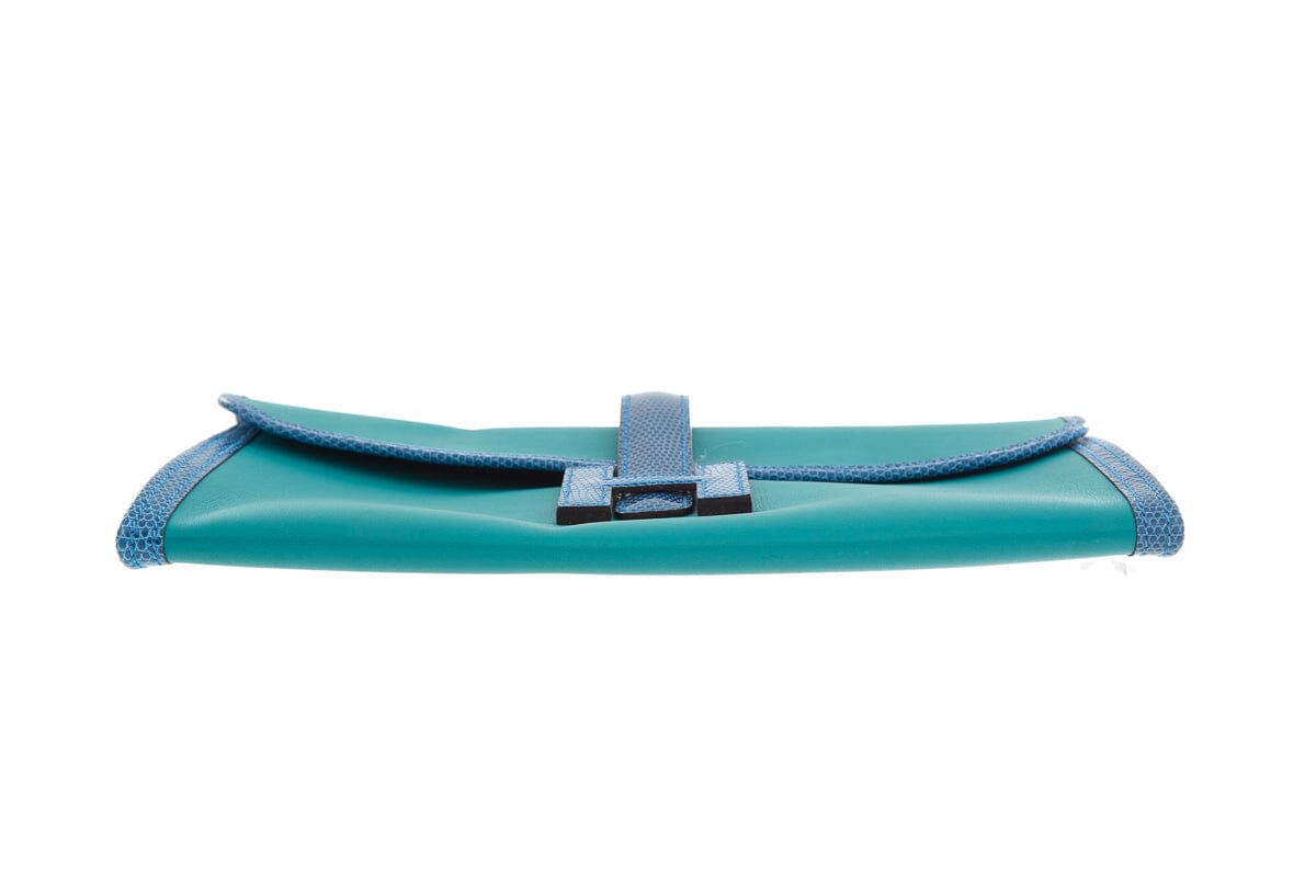 HermÃƒÆ’Ã‚Â¨s Blue Exotic Jige Handbag