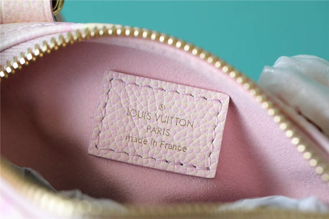 Louis Vuitton Nano Speedy Monogram Empreinte Pink For Women,  Shoulder And Crossbody Bags 16cm/6.3in Louis Vuitton M81508