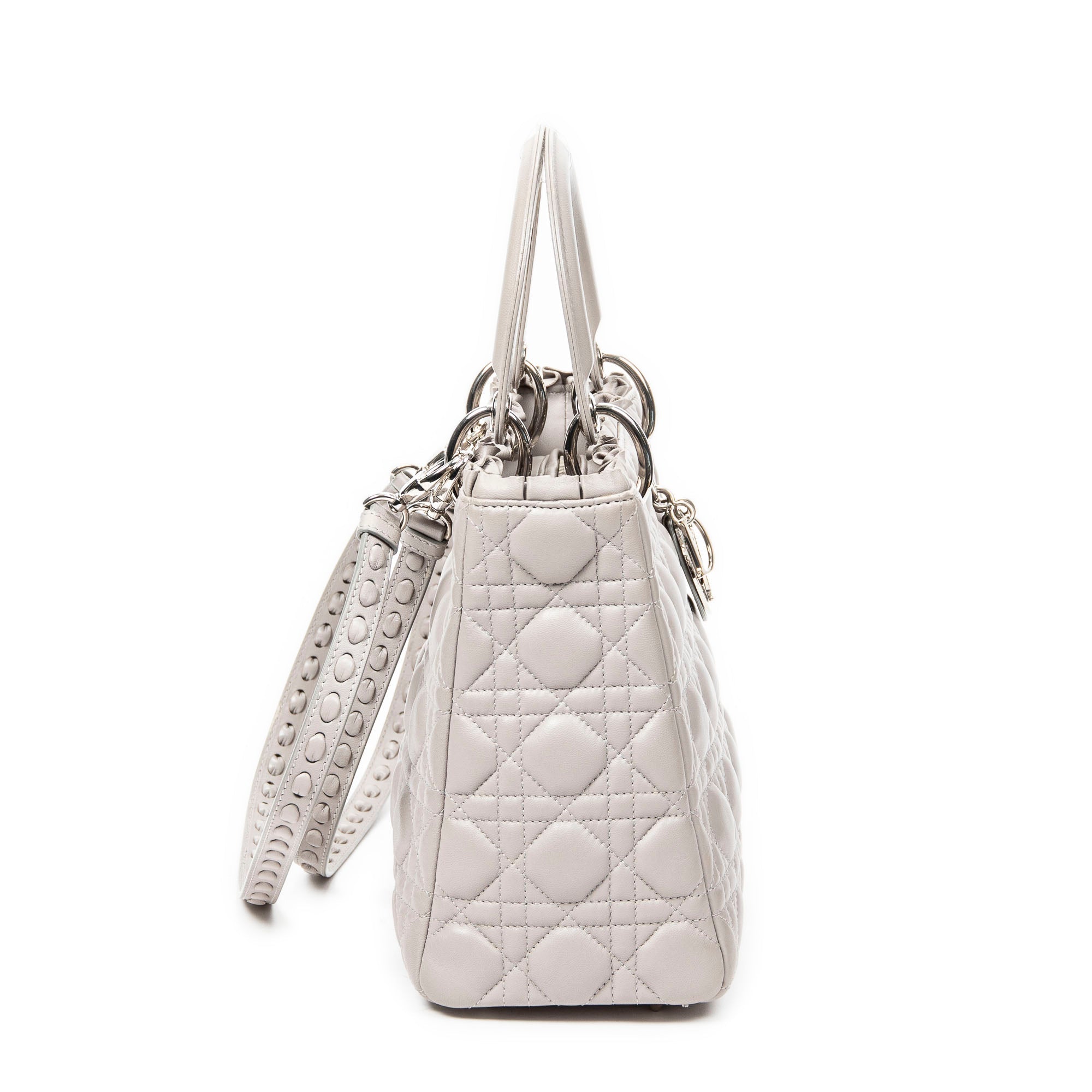 Medium Ruffle Lady Dior Zip