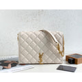 Saint Laurent Becky Small Shoulder Bag White For Women 10.5in/27cm YSL