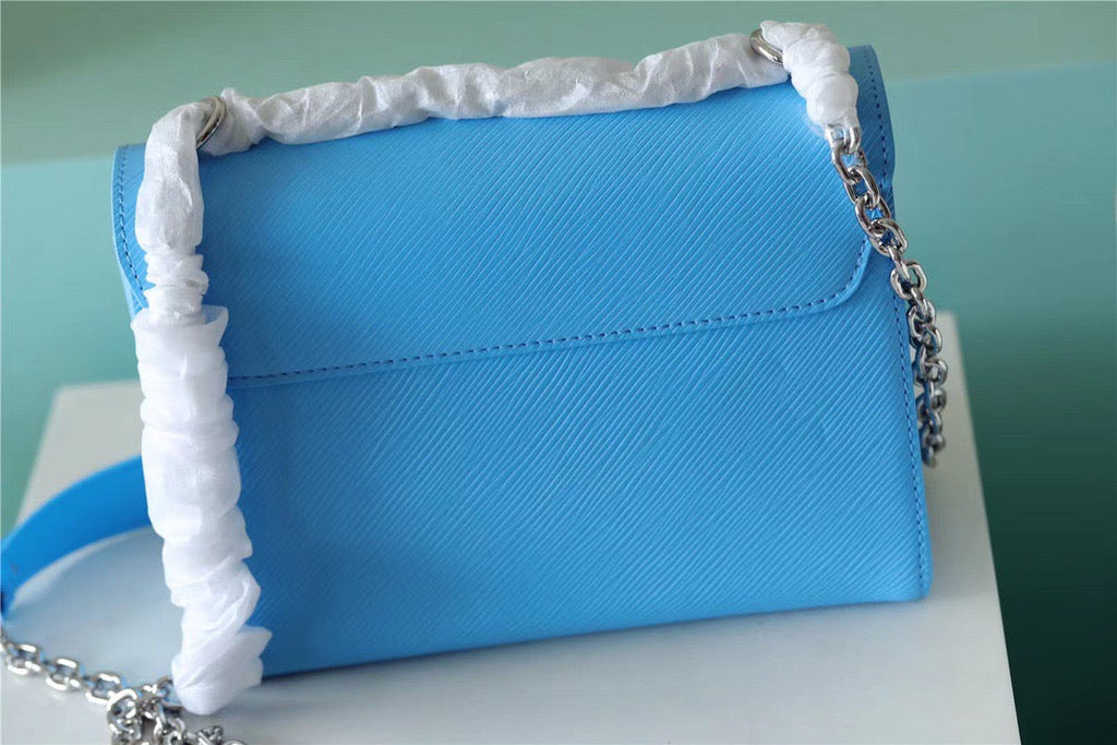 Louis Vuitton Twist MM Epi Blue For Women,  Shoulder And Crossbody Bags 9.1in/23cm Louis Vuitton