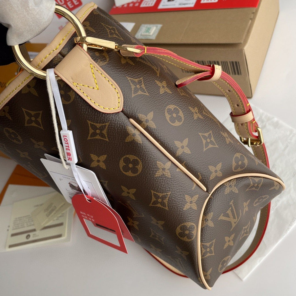 Louis Vuitton Delightful PM Monogram Canvas Natural For Women,  Shoulder Bags 33cm Louis Vuitton M40352