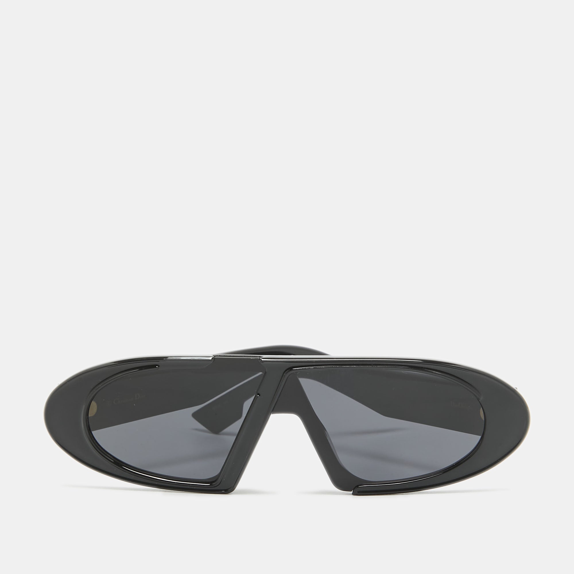 Dior Black Oblique Frame Sunglasses