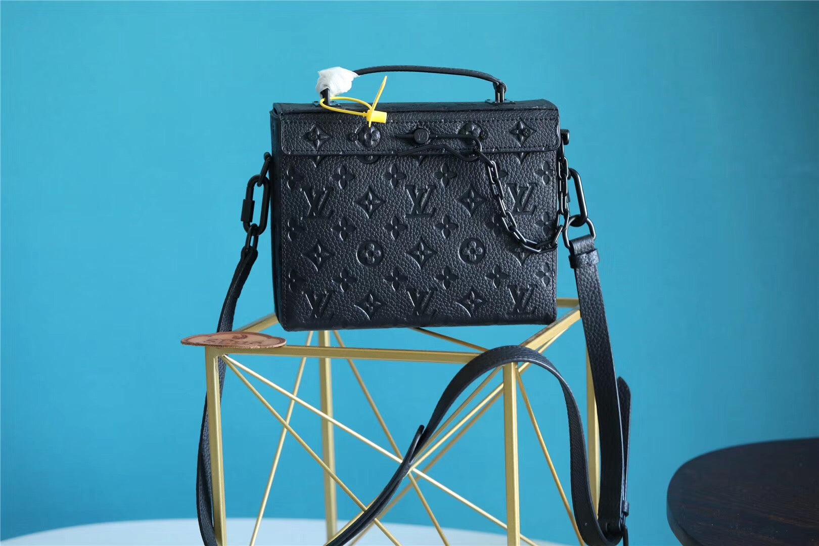 Louis Vuitton Mini Soft Trunk Box Taurillon Black For Men, Bags, Shoulder And Crossbody Bags 9.1in/23cm Louis Vuitton M61117