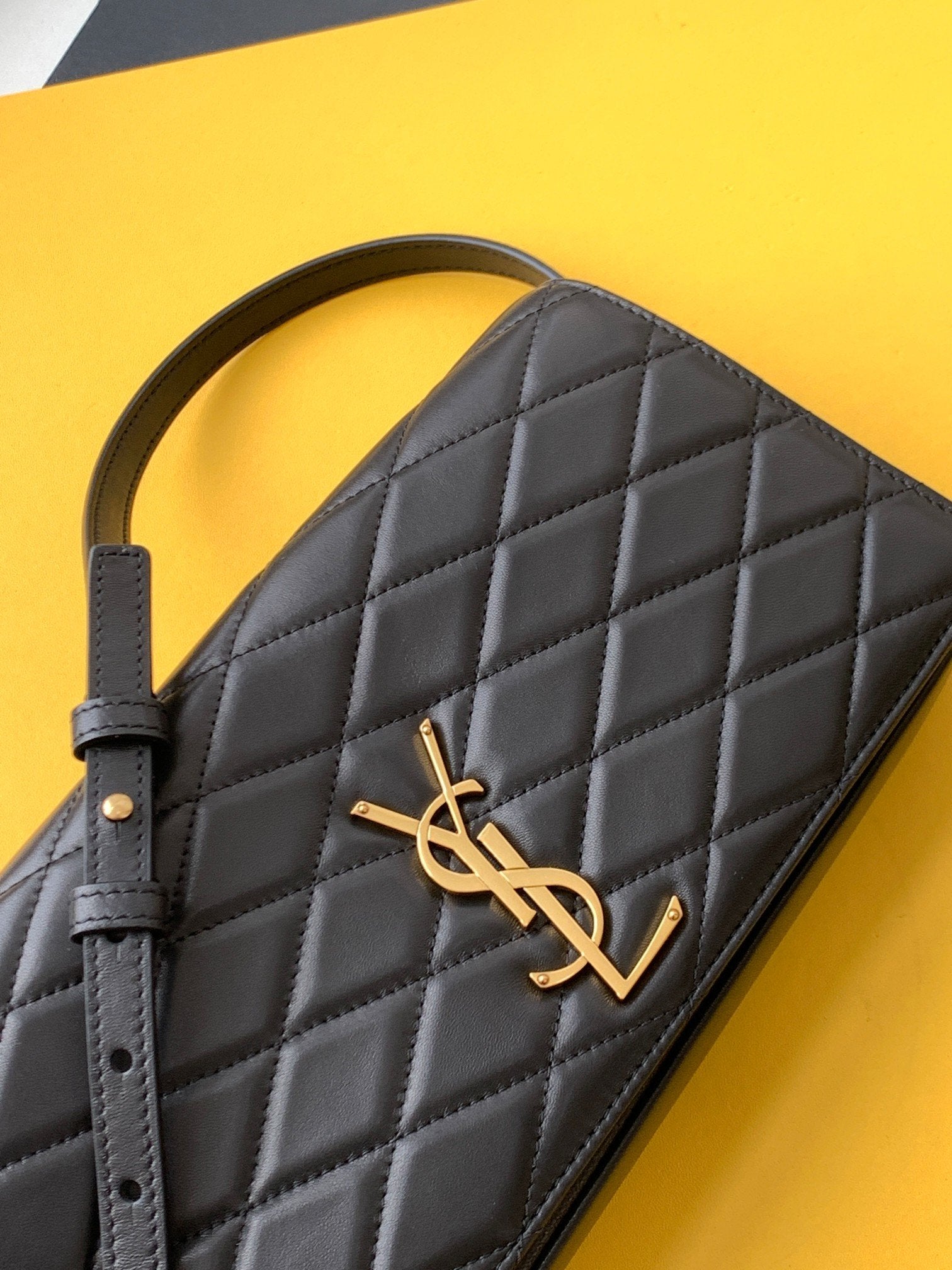 YSSL Kate 99 Chain Bag Black With Gold Hardware For Women 10in/26cm YSL
