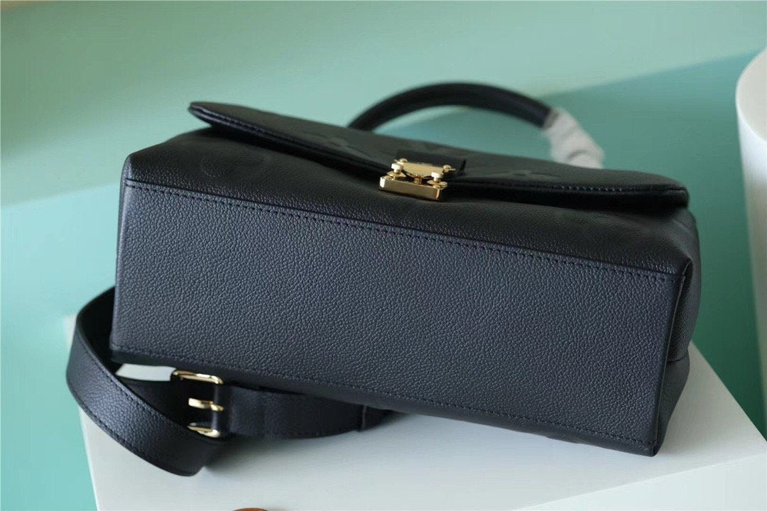 Louis Vuitton Madeleine MM Monogram Empreinte Black For Women,  Shoulder and Crossbody Bags 11.8in/30cm Louis Vuitton M45976