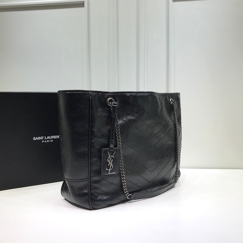 YSSL Niki Shopping Bag Black For Women 13.8in/35cm YSLÂ 
