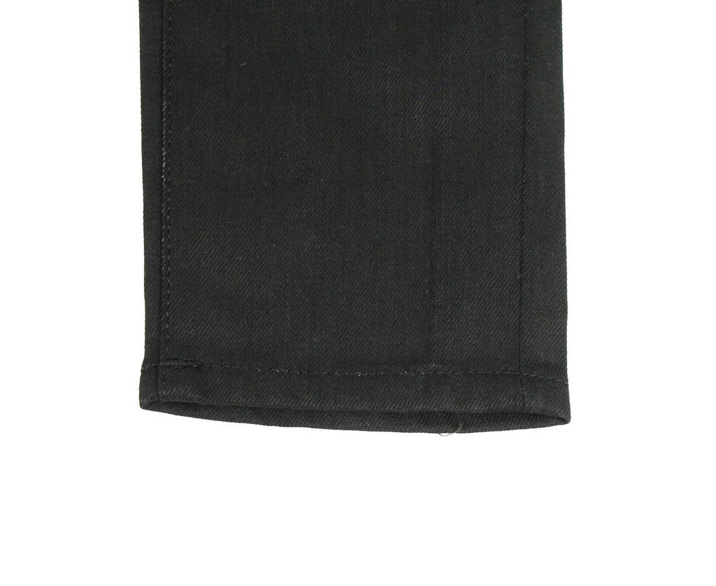 Saint Laurent Women's Black Cotton Skinny Stretch Pants (Size: 28)