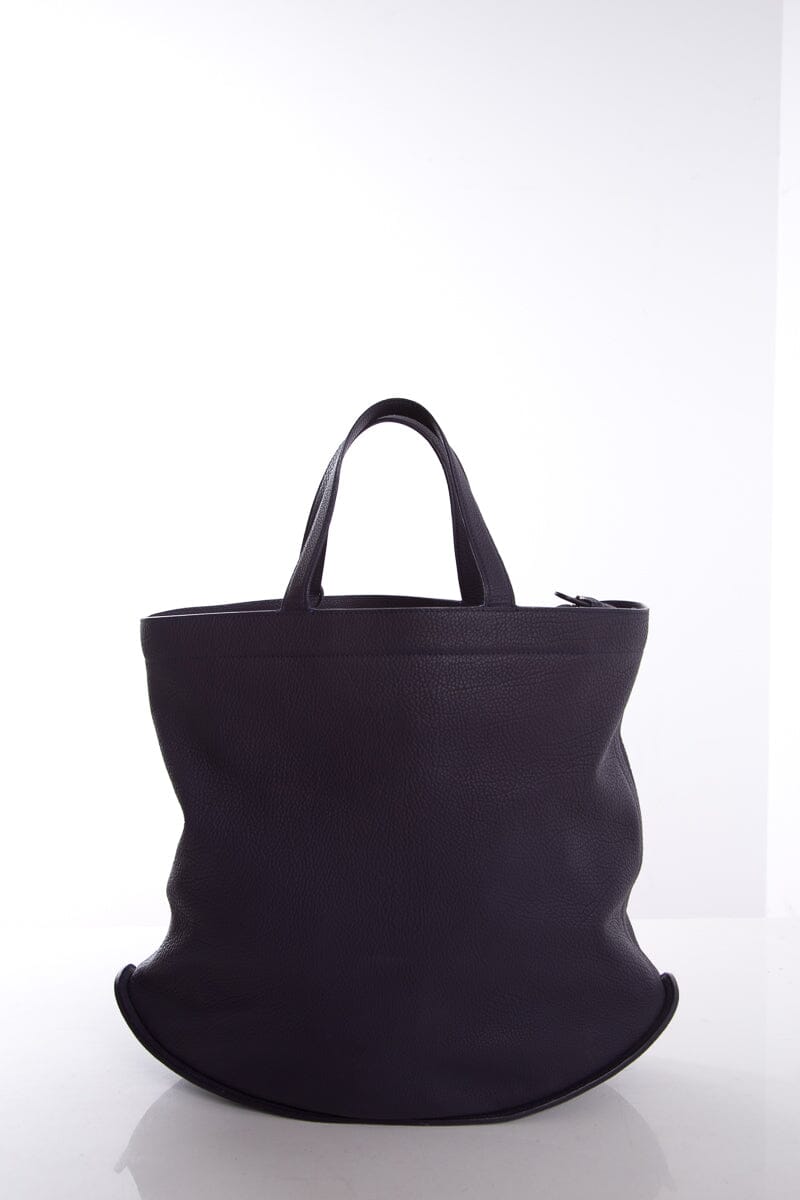 DeLouis Vuittonaux Navy Grained Leather Pin Cabas Shoulder Strap Tote