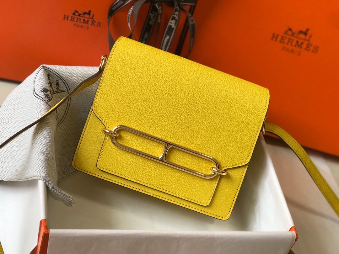 Mini Evercolor Sac Roulis 19 Lime For Women, Handbags, Shoulder Bags 7.5in/19cm