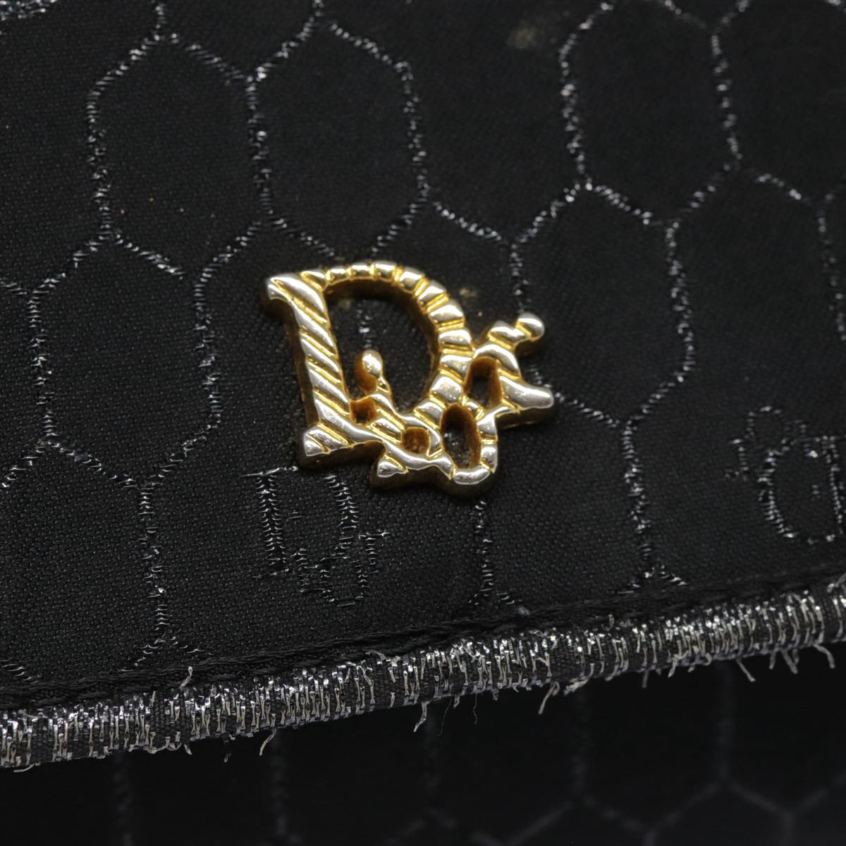 Dior Honeycomb  Canvas Shoulder Bag