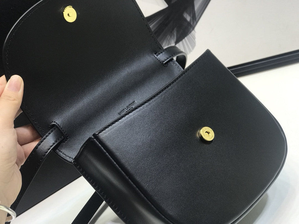 Saint Laurent Kaia MeDiorum Shoulder Bag Black For Women 8.5in/22cm YSL P00483797