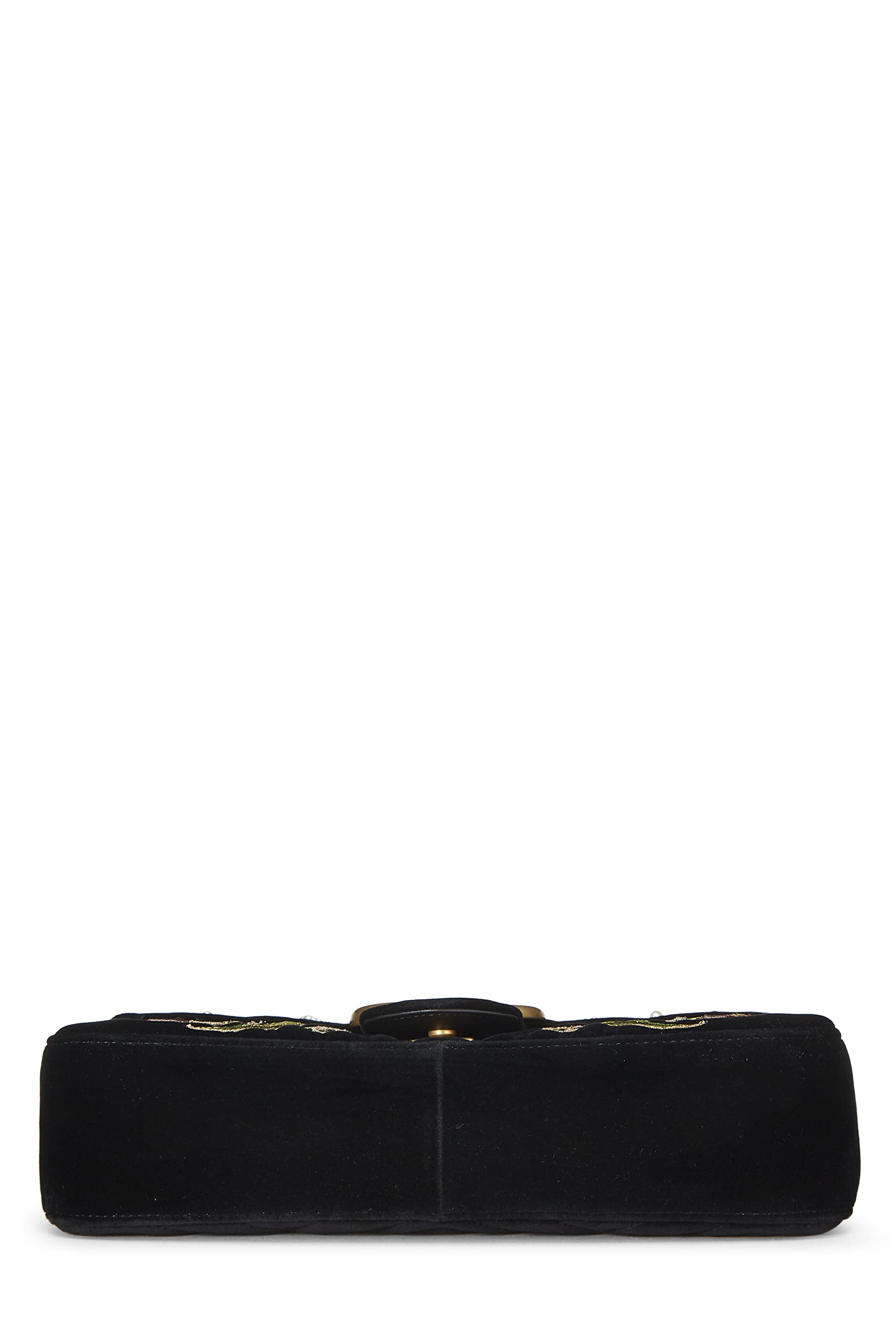 Gucci,  Black VeLouis Vuittonet Marmont 'Loved' Shoulder Bag, Black