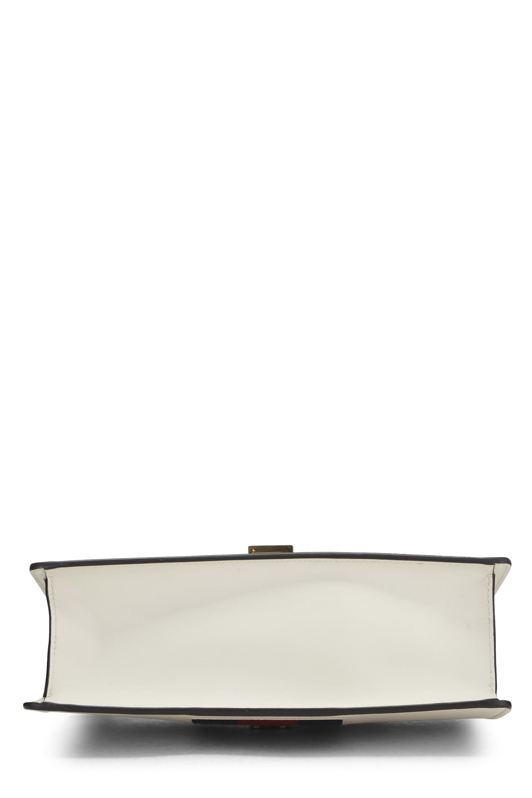 Gucci,  White Leather SyLouis Vuittonie Shoulder Bag, White