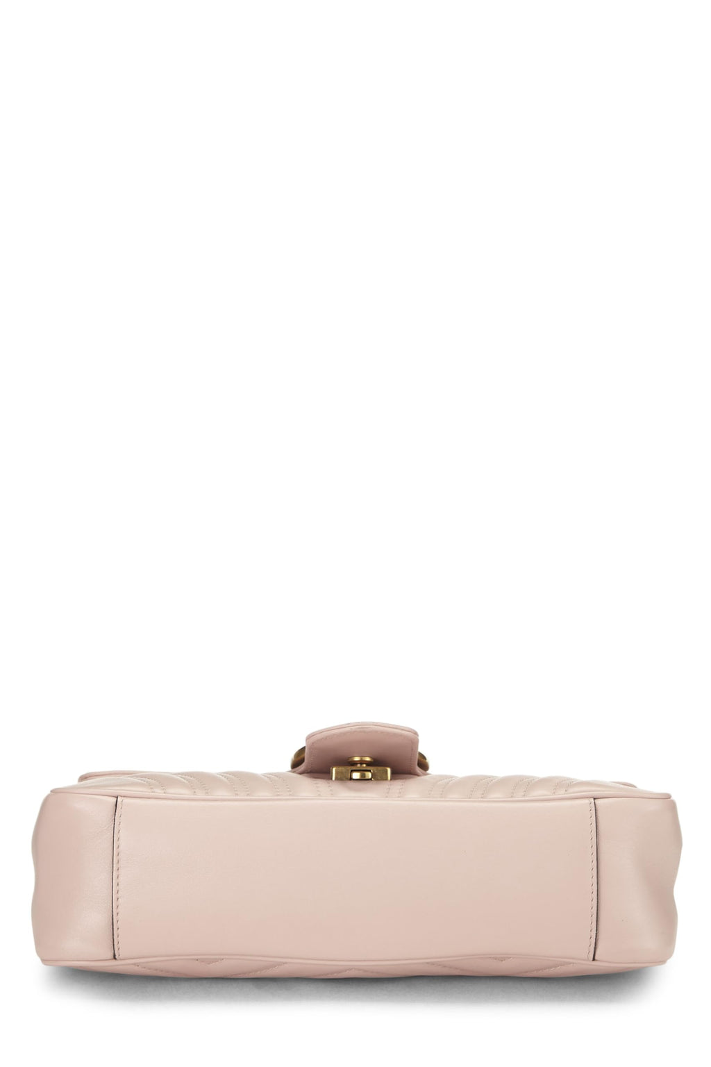 Gucci,  Pink Leather GG Marmont Shoulder Bag Small, Pink