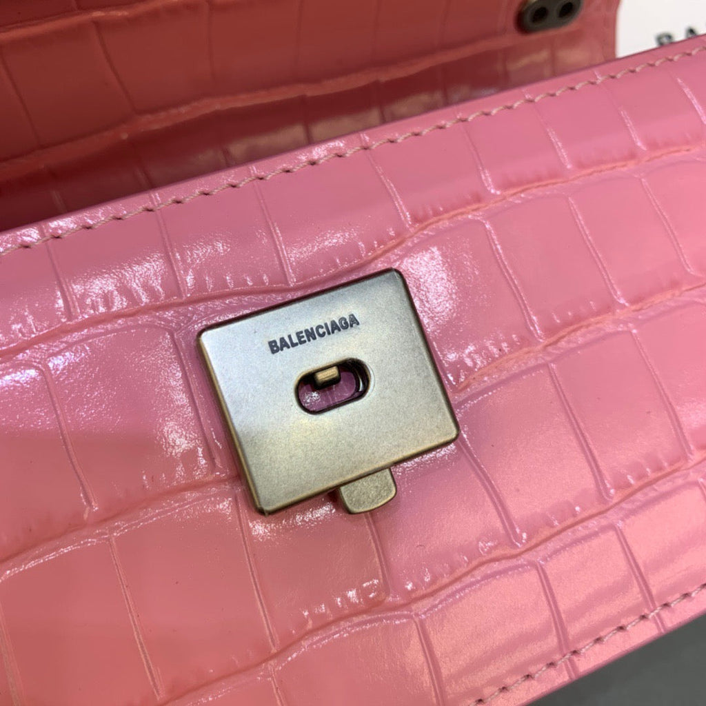 Gossip Small On Chain Shoulder Bag Pink, For Women,  Bags 7.4in/19cm