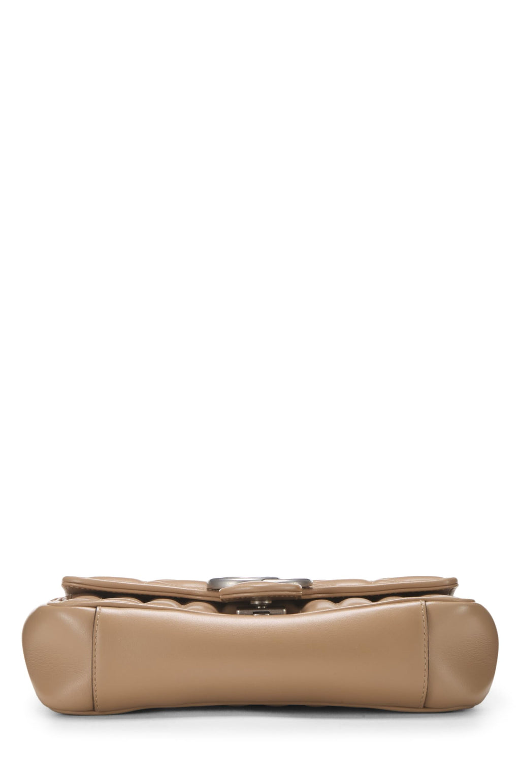 Gucci,  Beige Leather Marmont MatelassÃƒÆ’Ã‚Â© Shoulder Bag, Brown