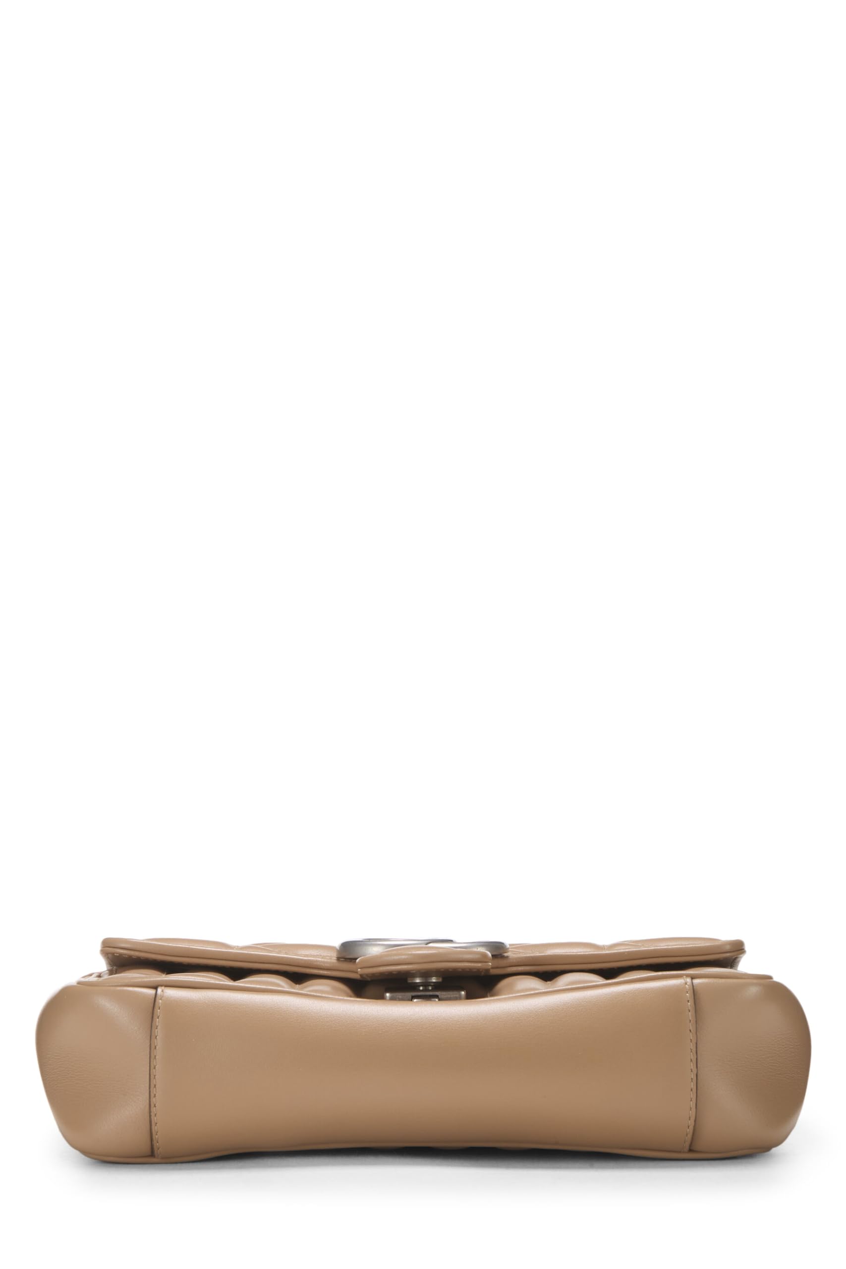 Gucci,  Beige Leather Marmont MatelassÃƒÆ’Ã‚Â© Shoulder Bag, Brown