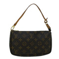 Louis Vuitton Pochette Accessoire  Canvas Clutch Bag