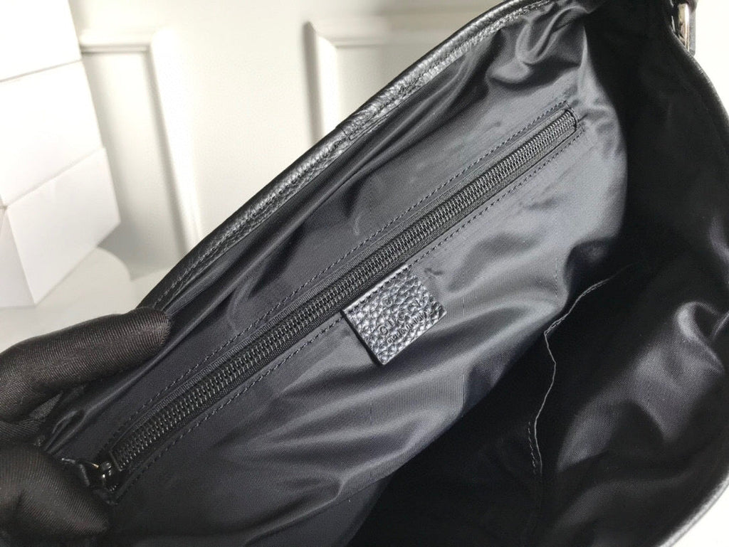 Shoulder Bag Nylon Shima Black Embossed For Men 13.8in/35cm Glami