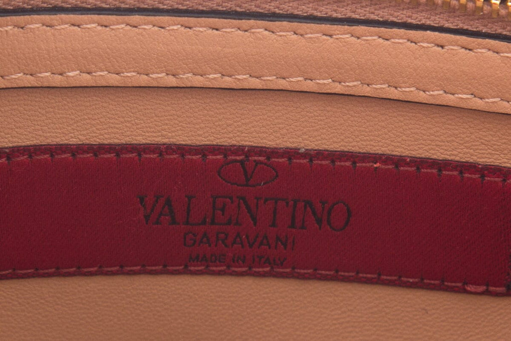 Valentino Garavani Vitello Multi Chain Beige Shoulder Bag
