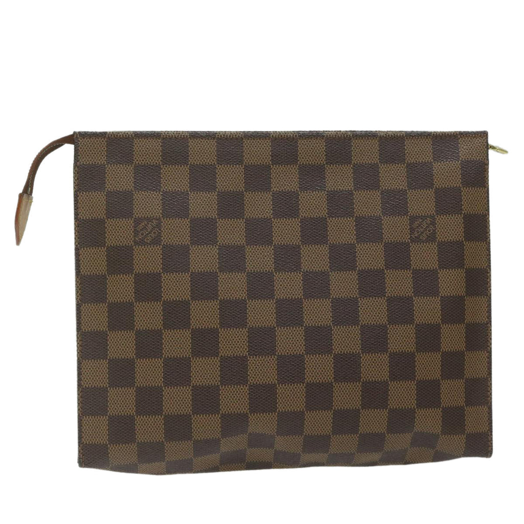 Louis Vuitton Poche Toilette  Canvas Clutch Bag