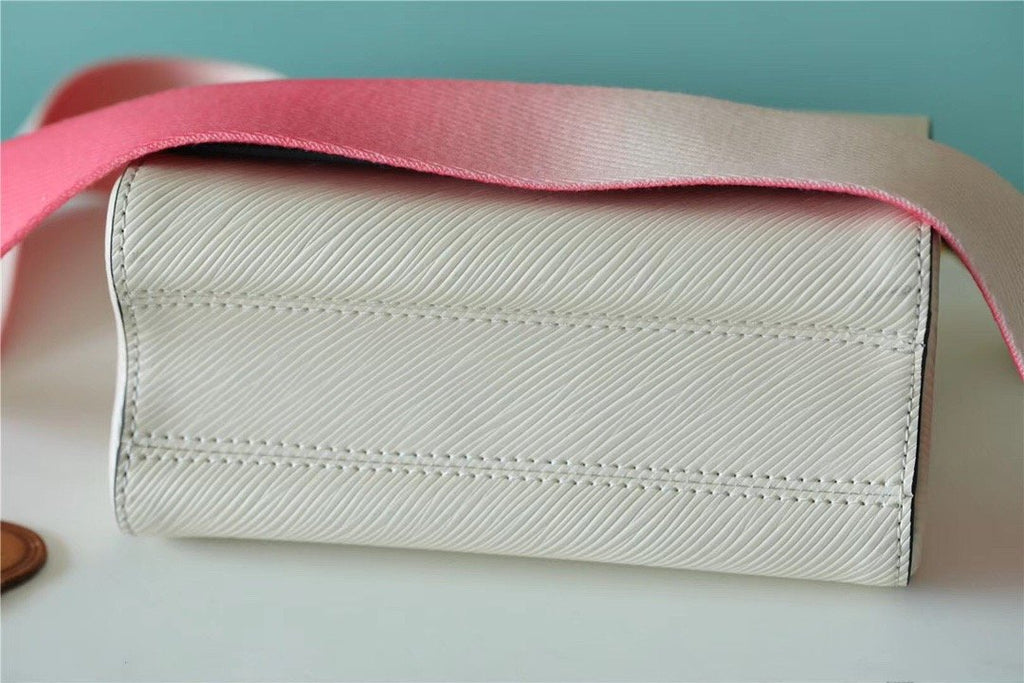 Louis Vuitton Twist PM Bag, Shoulder and Cross Body Bags For Women Quartz White 7.5in/19cm Louis Vuitton M59687