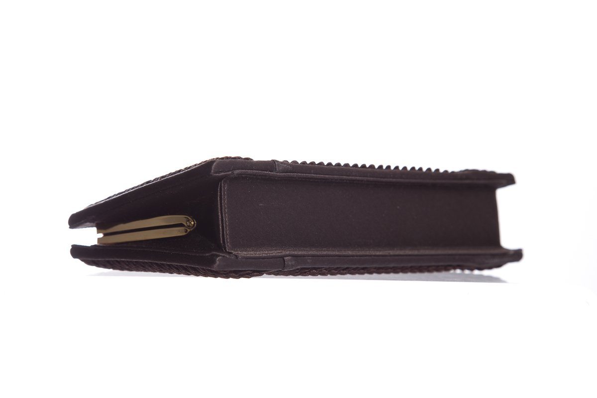 Judith Leiber Brown Clutch