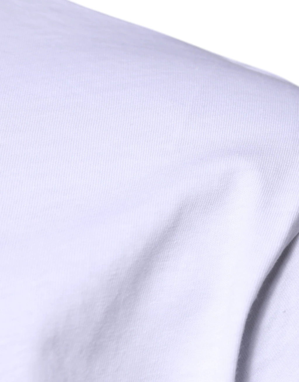 Dolce & Gabbana White DG Logo Cotton Crew Neck T-shirt