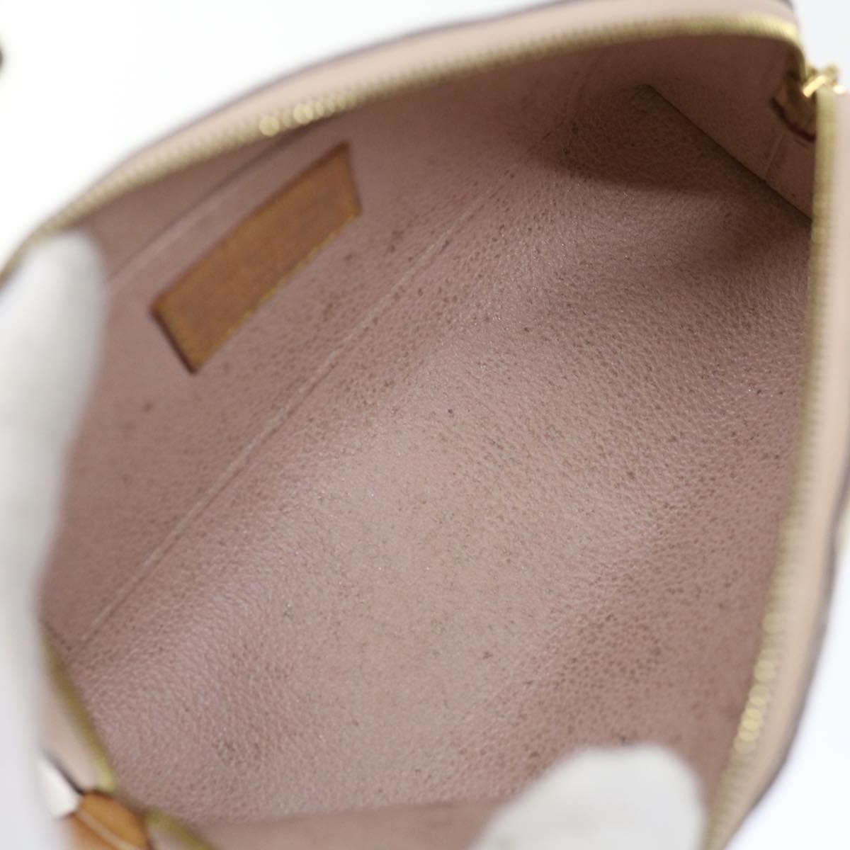 Louis Vuitton Cosmetic Pouch   Leather Clutch Bag