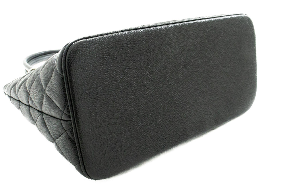CHANEL SiLouis Vuittoner Medallion Caviar Shoulder Bag Grand Shopping Tote i75