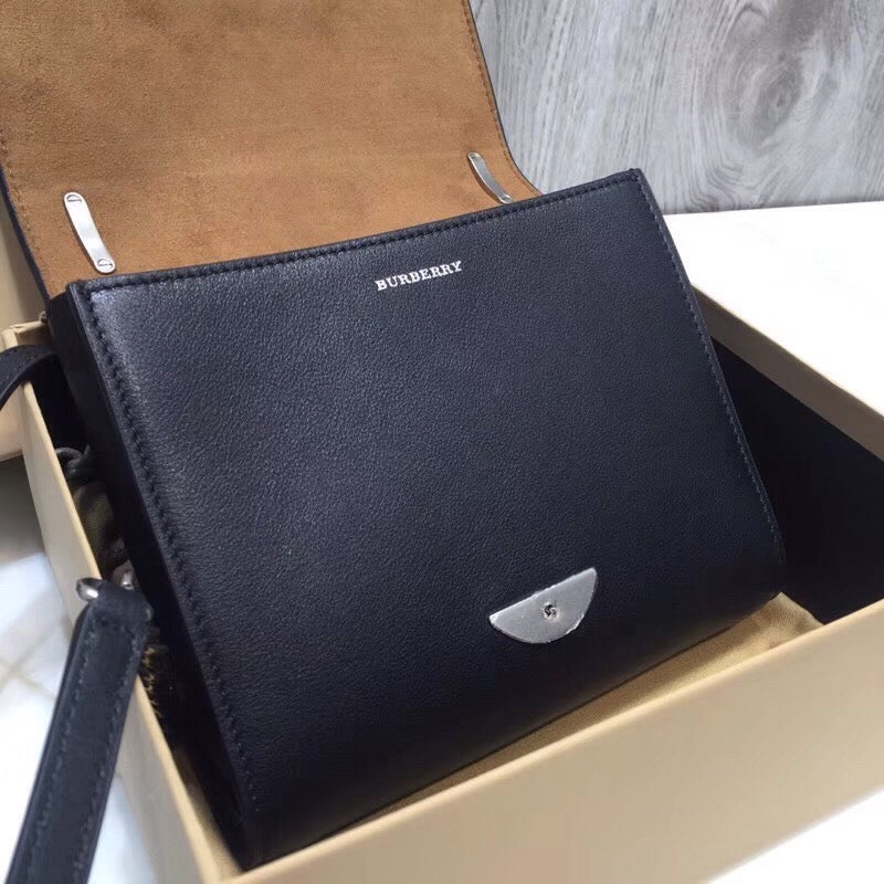 Grommet Detail Crossbody Bag Black For Women, Bags 7.1in/20cm