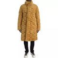 Bottega Veneta Yellow Wool Long Teddy Coat Men's Jacket