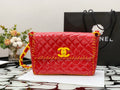Chanelouis Vuittoninyl Classic Red and Yellow Shoulder bag For Women 29cm/11.5in
