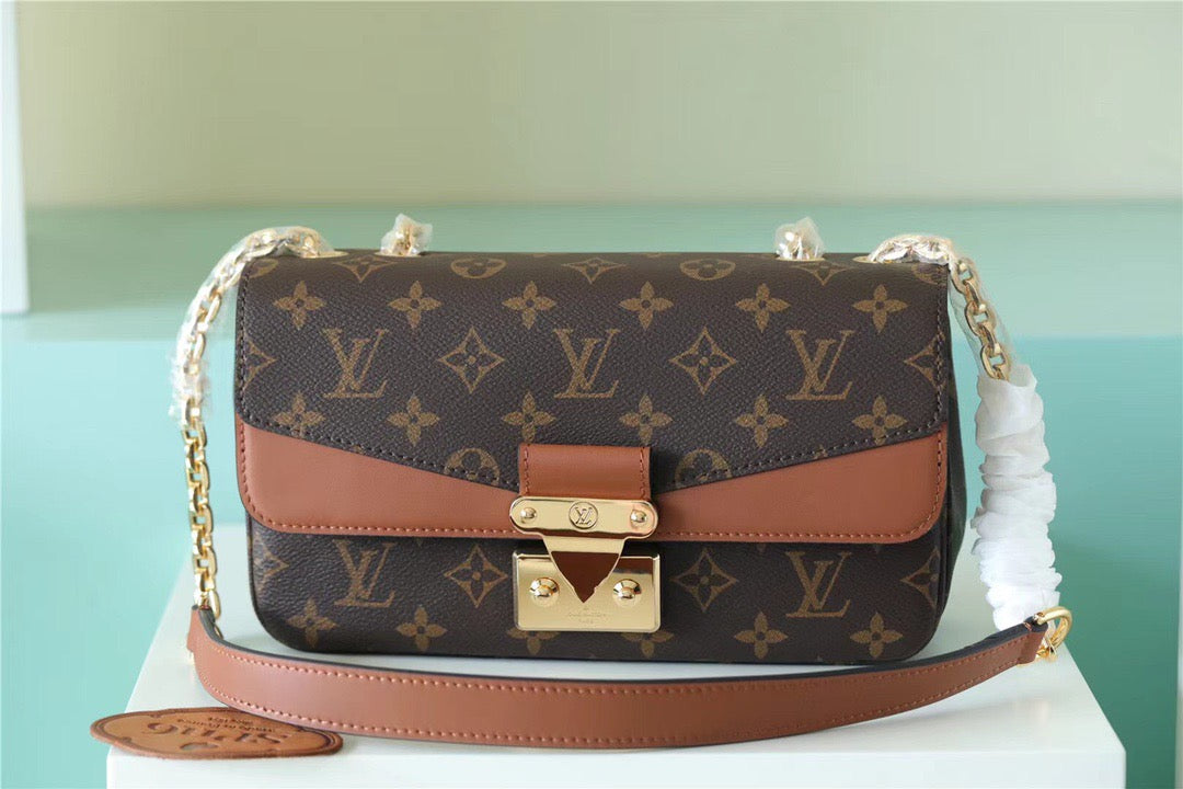 Louis Vuitton Marceau Monogram Canvas Caramel Brown For Women,  Shoulder and Crossbody Bags 9.6in/24.5cm Louis Vuitton M46127