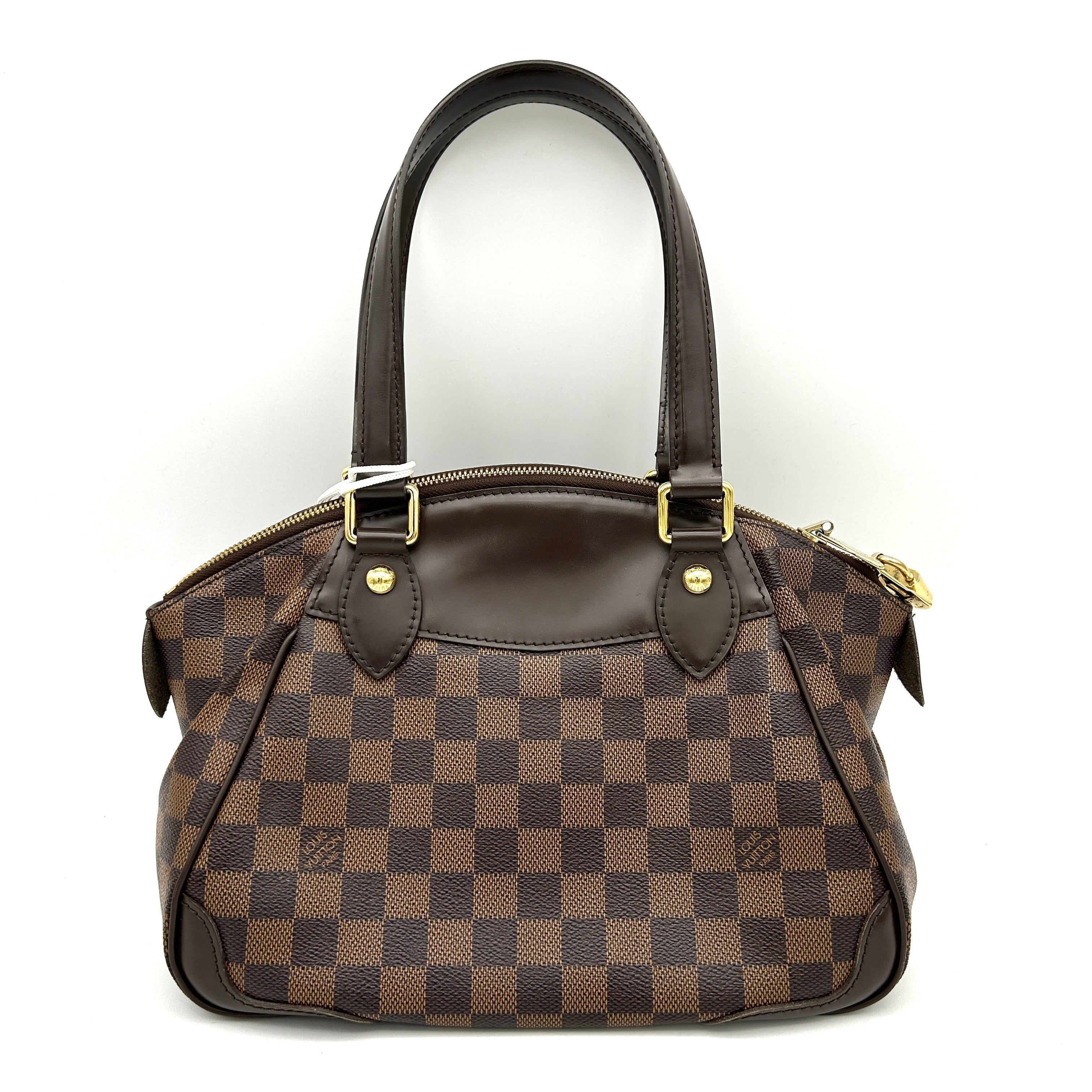 Louis Vuitton Verona PM Shoulder Bag Damie Ebene Leather Brown LA9890