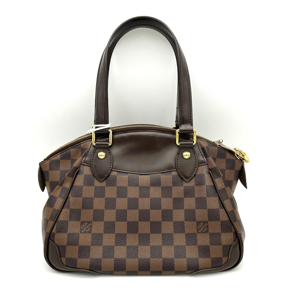 Louis Vuitton Verona PM Shoulder Bag Damie Ebene Leather Brown LA9890