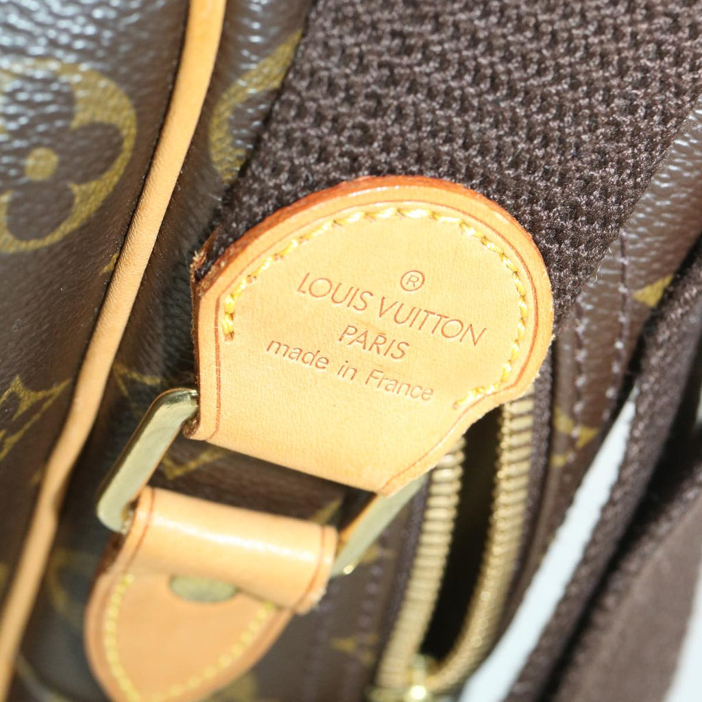 LOUIS VUITTON Monogram Reporter GM Shoulder Bag M45252 LV Auth 55635