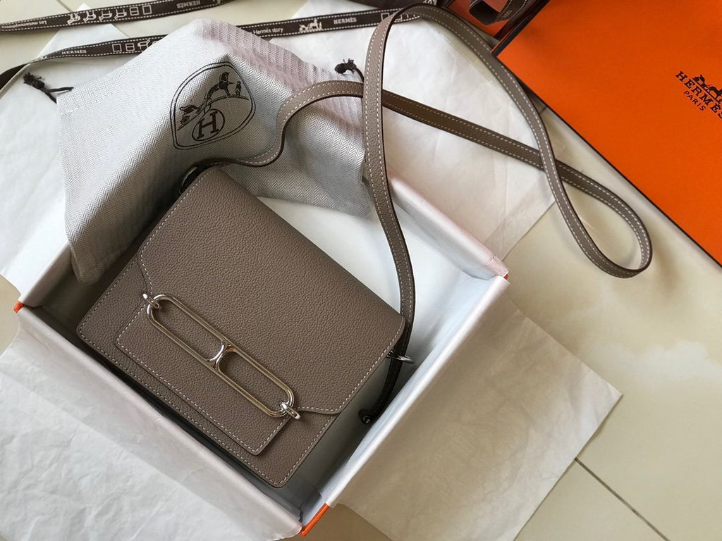 Mini Evercolor Sac Roulis 19 Grey For Women, Handbags, Shoulder Bags 7.5in/19cm