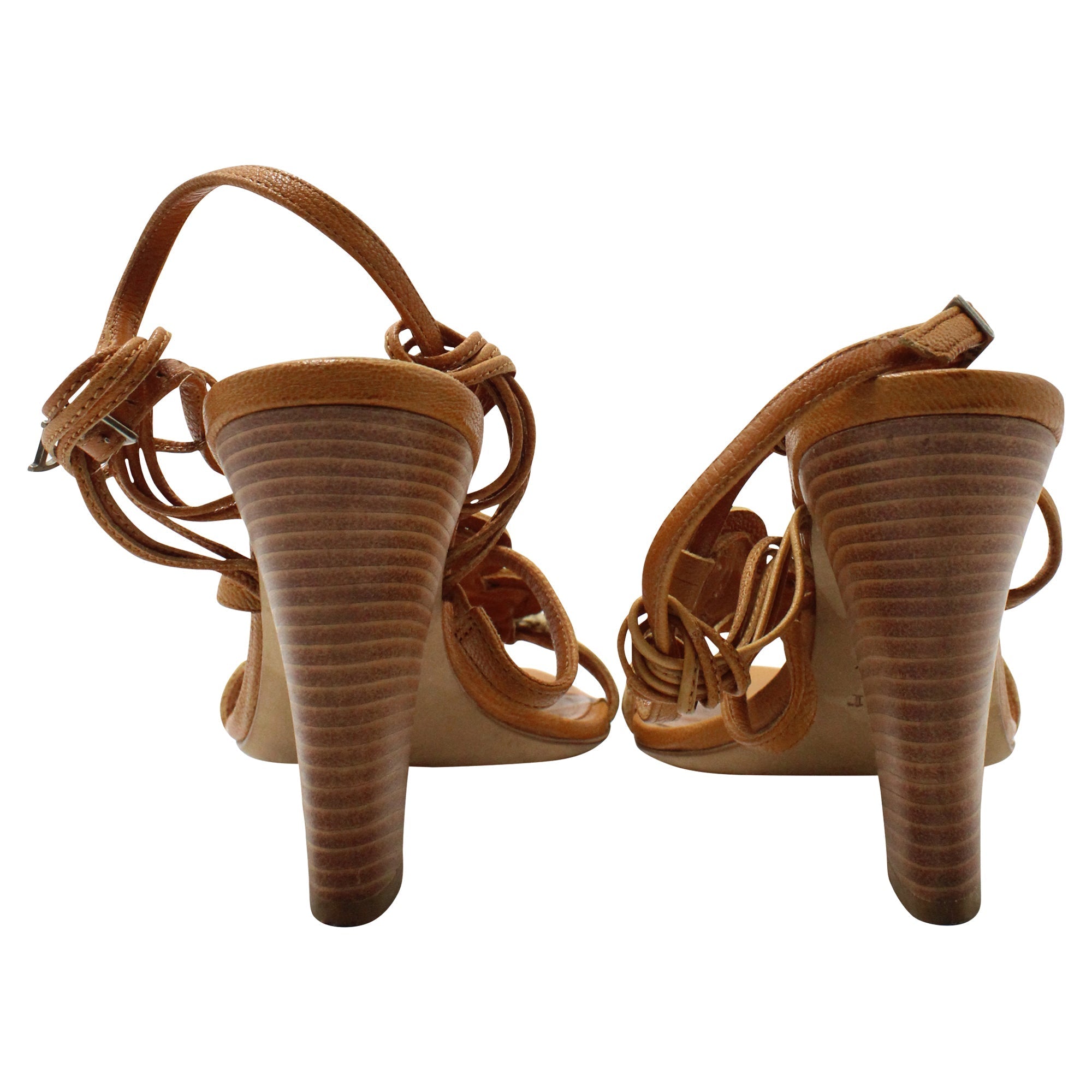 Dior Thong-Style Strappy Sandals in Br Leather