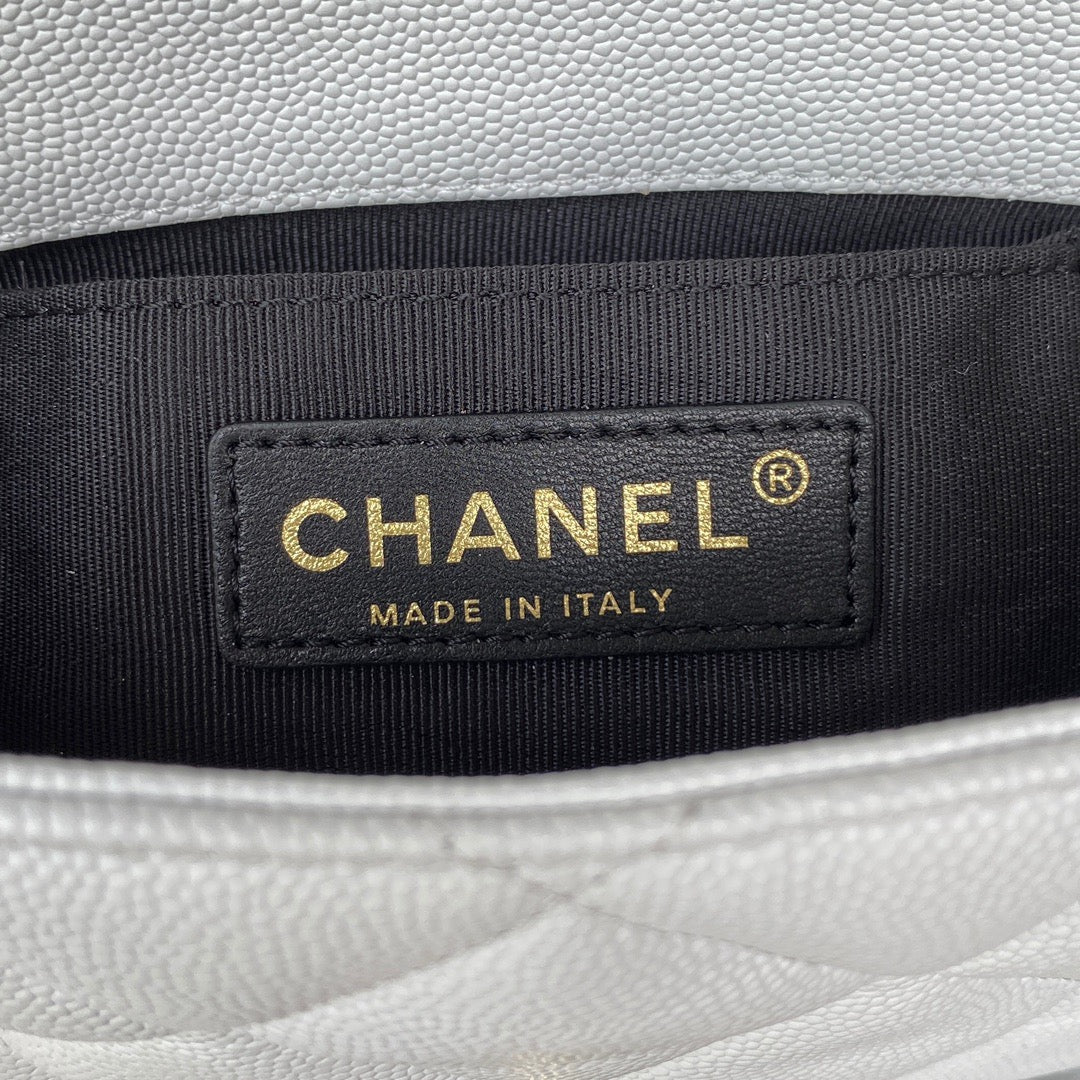 ChanelMini GlamIap Bag With Top Handle Gold Hardware White For Women Handbags, Shoulder Bags 7.9in/20cm AS2431Ã‚Â 