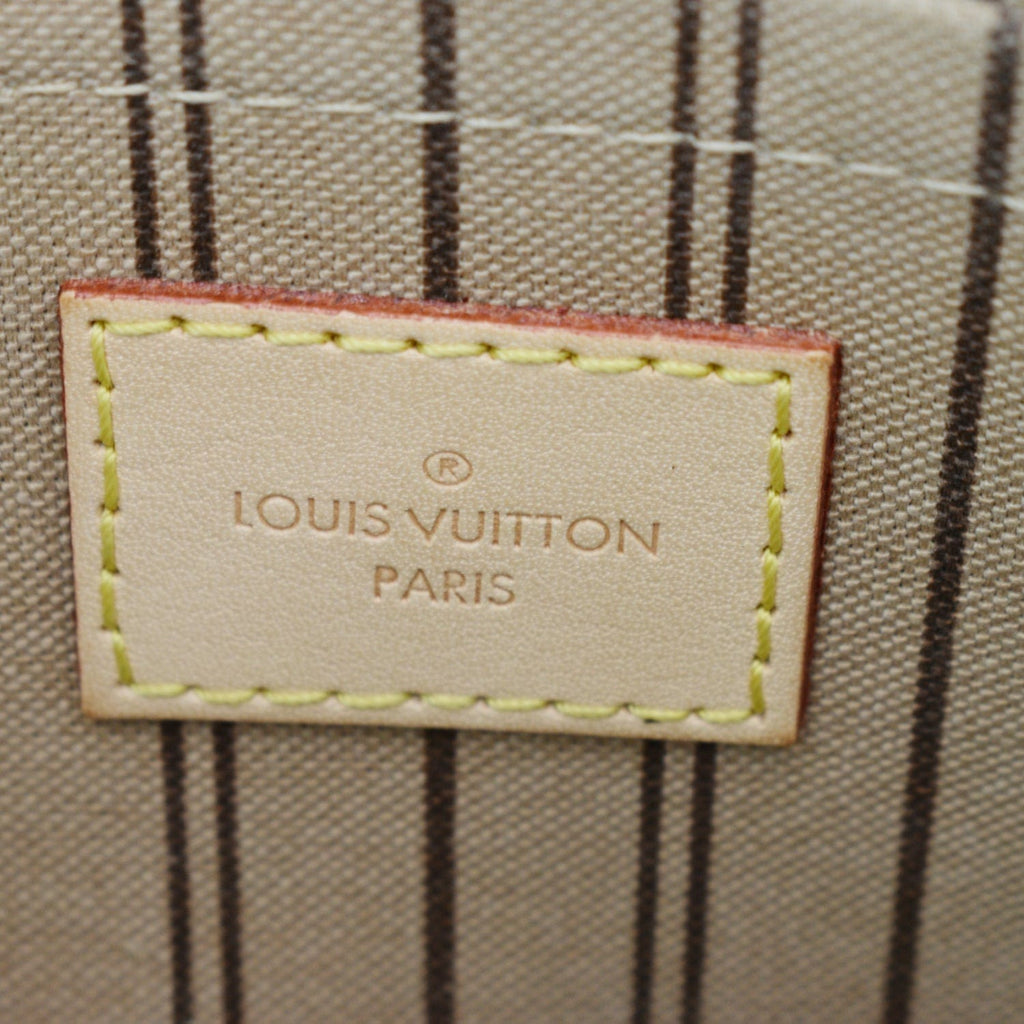 LOUIS VUITTON  Neverfull MM Monogram Canvas Tote Bag Brown
