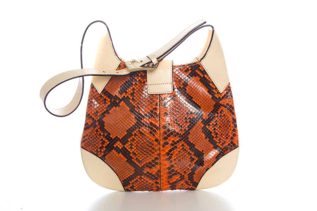 DolCeline & Gabbana Orange & Cream Shoulder Bag